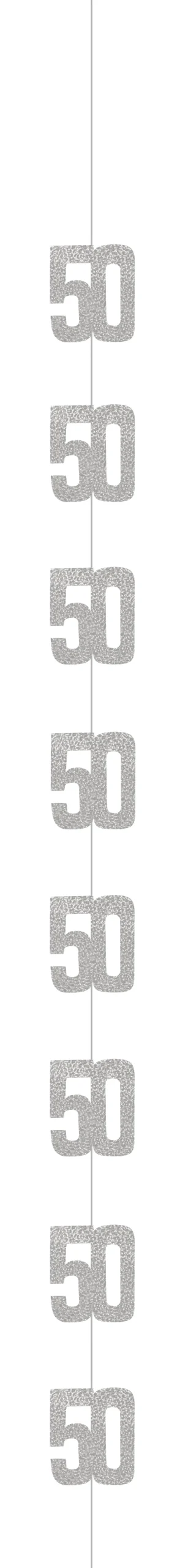 Sort & Sølv Glitz - #50