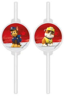 Sugerør - Paw Patrol Action - Papp