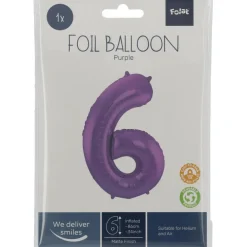 Tallballong Folie - Nummer 6 - Lilla