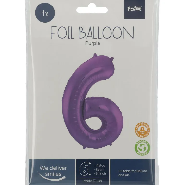 Tallballong Folie - Nummer 6 - Lilla