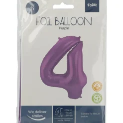 Tallballong Folie - Nummer 4 - Lilla