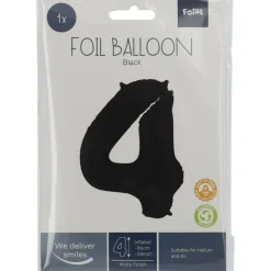 Tallballong Folie - Nummer 4 - Sort