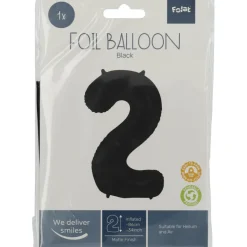 Tallballong Folie - Nummer 2 - Sort