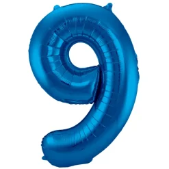 Tallballong - Nummer 9 - Blå