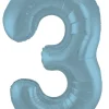 Tallballong - Nummer 3 - Pastel Blå Matt