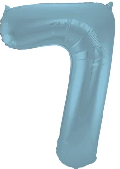 Tallballong - Nummer 7 - Pastel Blå Matt