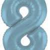Tallballong - Nummer 8 - Pastel Blå Matt