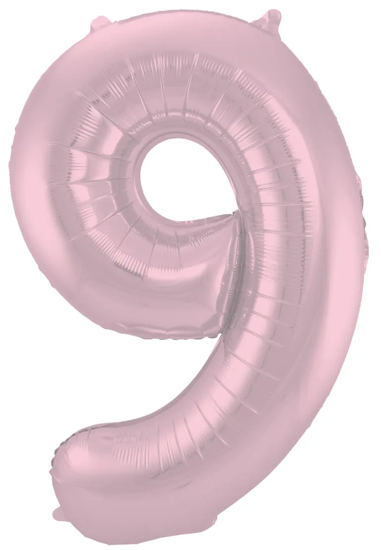 Tallballong - Nummer 9 -Pastel Rosa Matt