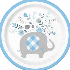 Tallerkener - Babyshower Umbrellaphants