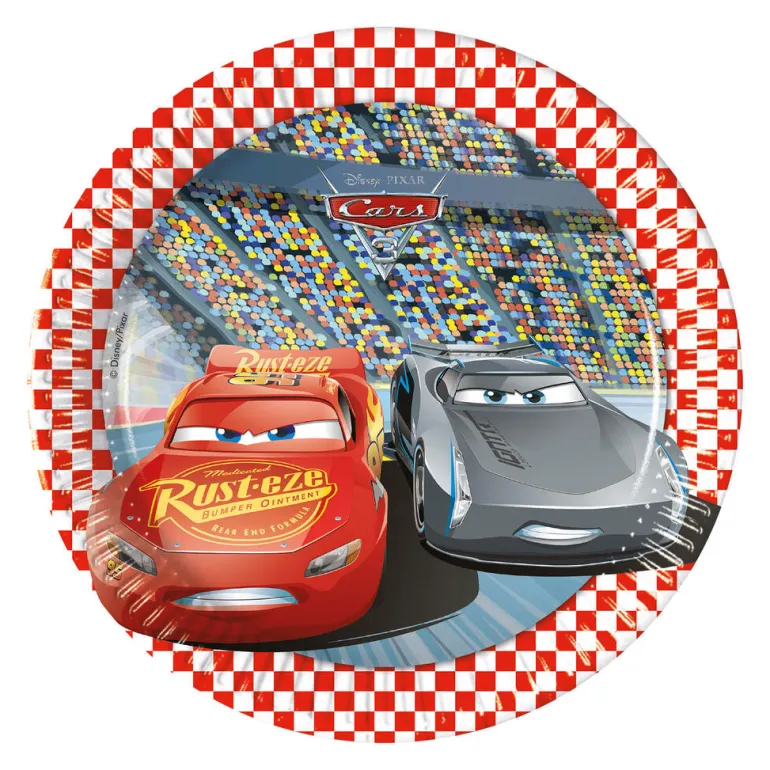 Tallerkener - Cars Biler - Papp
