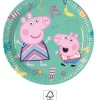 Tallerkener - Peppa Gris Messy - Papp