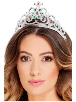 Tiara - Edelstener Blomst - Sølv