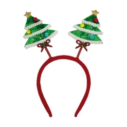 Tiara juletre med glitter