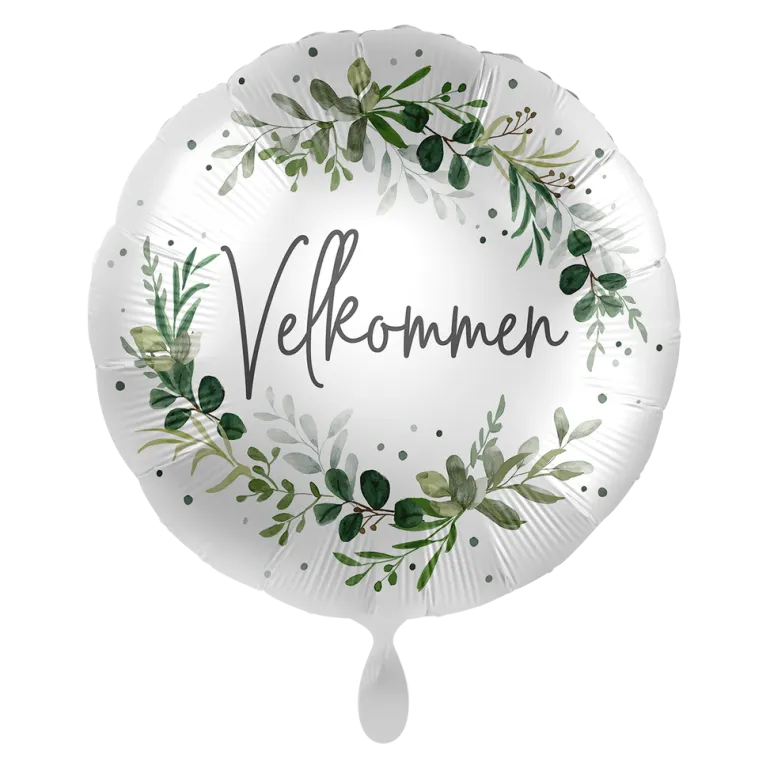 Velkommen - Grønn floral