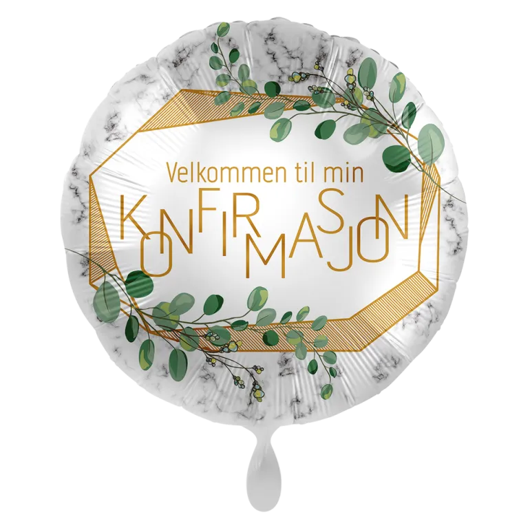 Velkommen til min Konfirmasjon - Grønn